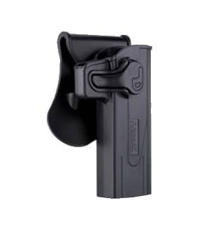 Amomax Holster Rigide Hi-Capa Droitier Noir Rotatif 360°