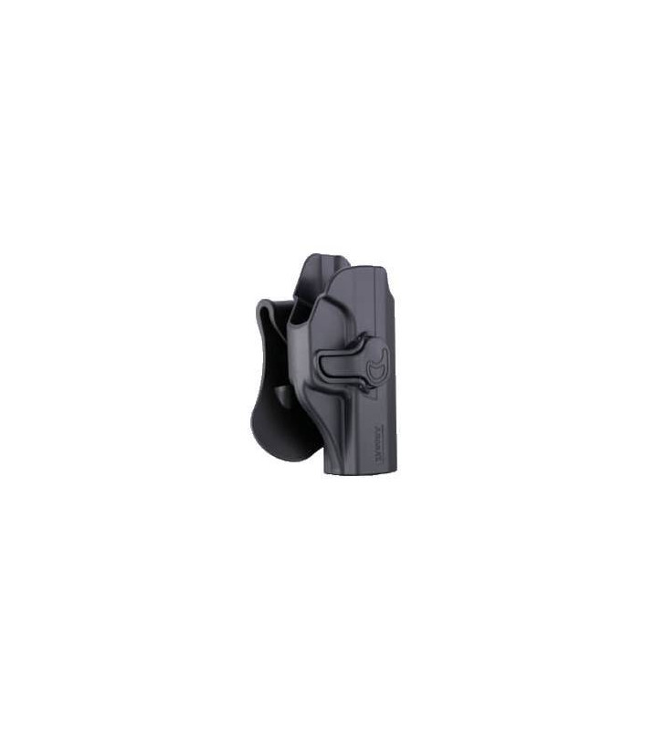 Amomax Holster Rigide P99 Droitier Noir Rotatif 360°