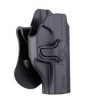 Amomax Holster Rigide P99 Droitier Noir Rotatif 360°