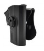 Amomax Holster Rigide SP2022 Doitier Noir Rotatif 360°