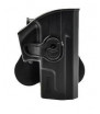 Amomax Holster Rigide SP2022 Doitier Noir Rotatif 360°