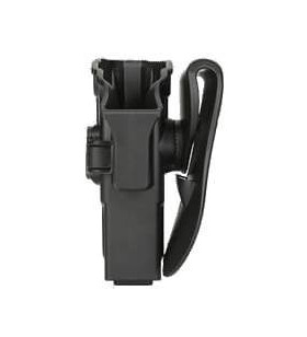 Amomax Holster Rigide SP2022 Gaucher Noir Rotatif 360°