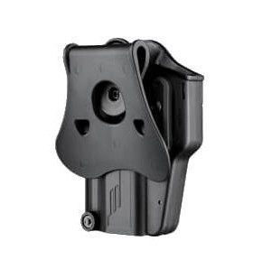 Amomax Holster Rigide Universel Noir Rotatif 360° Per-Fit