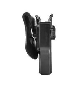 Amomax Holster Rigide Universel Noir Rotatif 360° Per-Fit