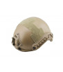 S&T Casque FAST TAN avec Rails et Attaches