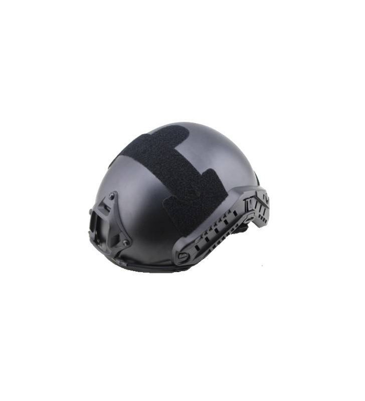 S&T Casque FAST Noir avec Rails et Attaches