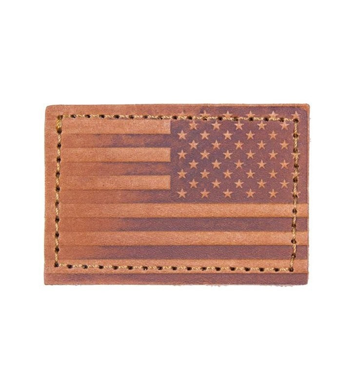 Magpul Patch Cuir Flag US inversé Marron clair