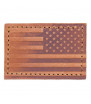 Magpul Patch Cuir Flag US inversé Marron clair